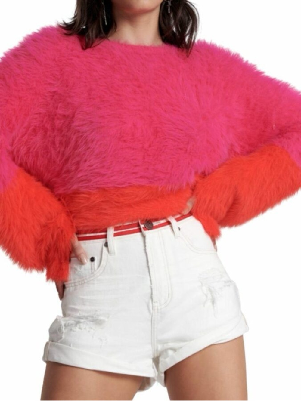 One Teaspoon Red Line Bandits Shorts